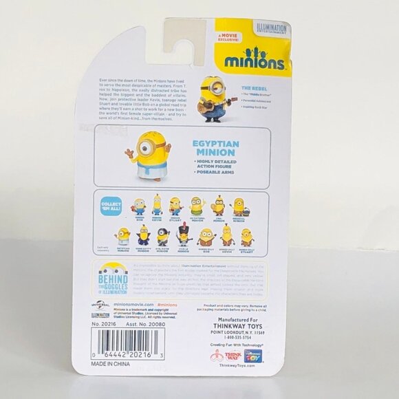 Despicable Me Minions Egyptian Minion Poseable 2" Figure New In Box Age 4+ - Picture 8 of 11